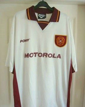 maillots motherwell fc exterieur 1996-1997 rétro