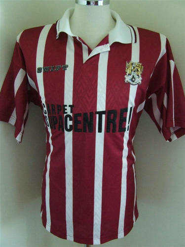 maillots northampton town fc domicile 1993-1994 rétro