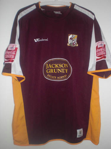 maillots northampton town fc domicile 2008-2009 rétro