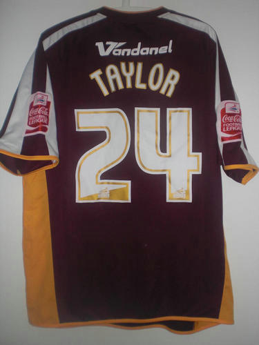 maillots northampton town fc domicile 2008-2009 rétro