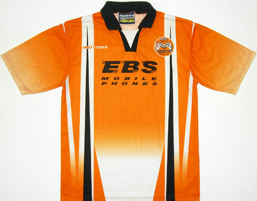 maillots northampton town fc exterieur 1997-1998 rétro