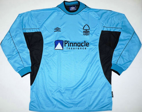 maillots nottingham forest gardien 1999-2000 rétro