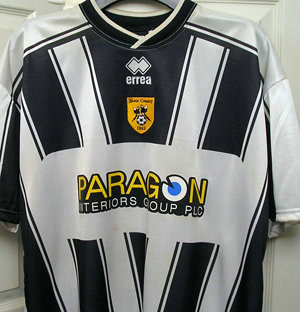 maillots notts county domicile 2004-2005 rétro