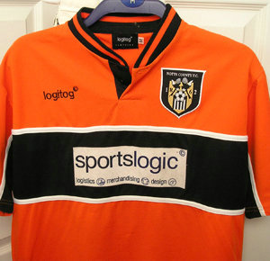 maillots notts county exterieur 2000-2001 rétro