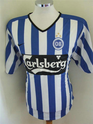 maillots odense boldklub domicile 2002-2003 rétro