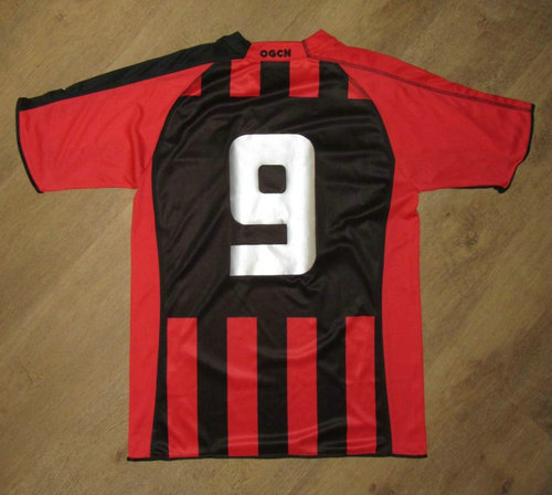 maillots ogc nice domicile 2005-2006 rétro