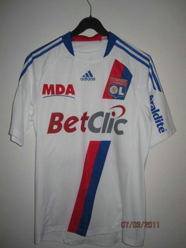 maillots ol domicile 2010-2011 pas cher