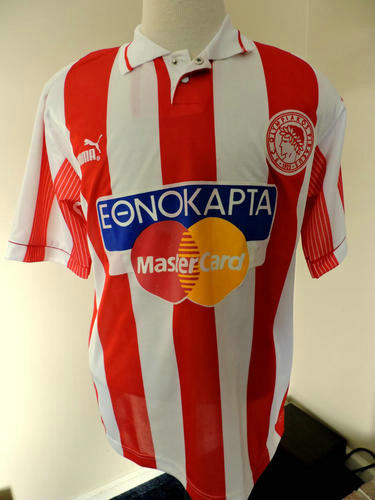 maillots olympiakos domicile 1996-1997 rétro