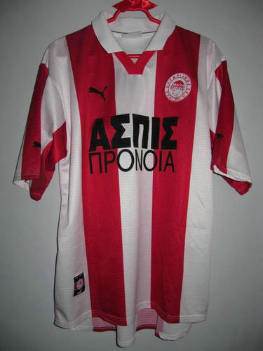 maillots olympiakos domicile 1999-2000 rétro