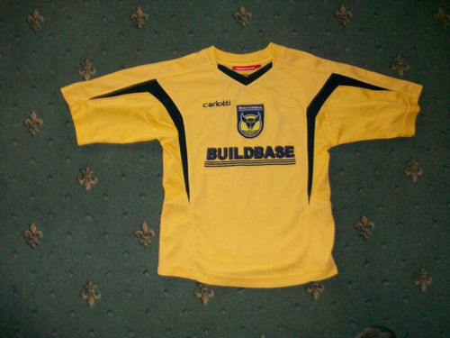 maillots oxford united fc domicile 2006-2008 pas cher