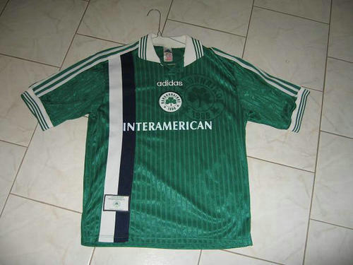 maillots panathinaikos domicile 1997-1998 pas cher