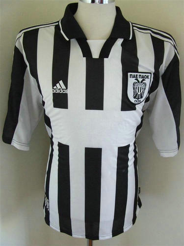 maillots paok salonique domicile 1999-2000 rétro