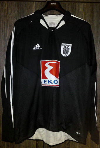 maillots paok salonique domicile 2004-2005 rétro