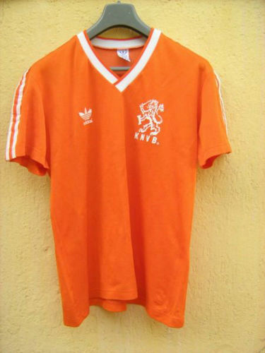 maillots pays-bas domicile 1985-1988 rétro