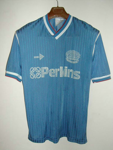 maillots peterborough united domicile 1989-1990 rétro