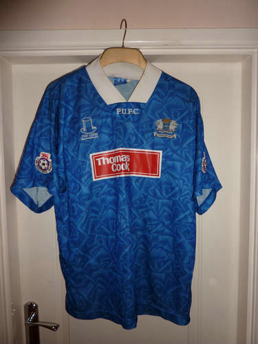 maillots peterborough united domicile 1993-1995 rétro