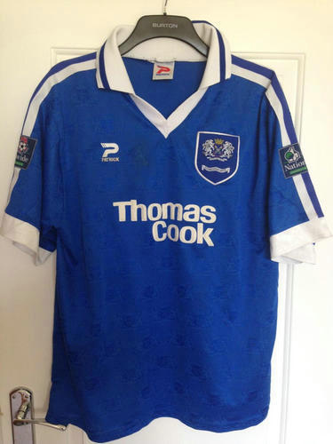 maillots peterborough united domicile 1996-1998 rétro