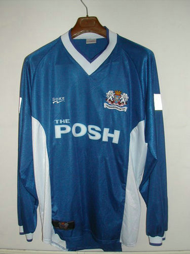 maillots peterborough united domicile 1999-2000 rétro