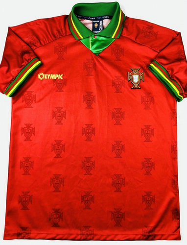 maillots portugal domicile 1995-1996 rétro