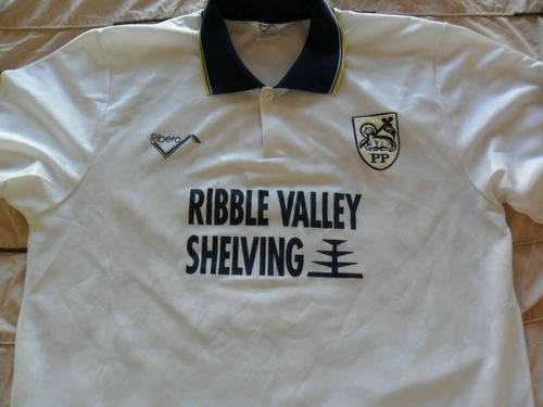 maillots preston north end domicile 1990-1992 pas cher