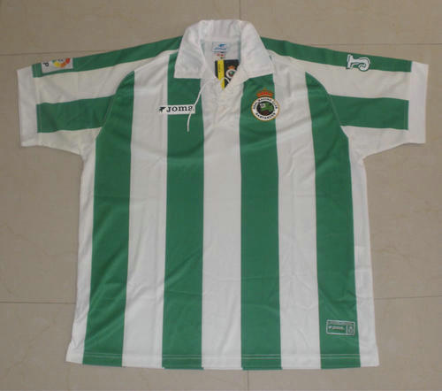 maillots racing de santander domicile 2006-2007 rétro