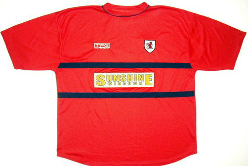 maillots raith rovers exterieur 2001-2002 rétro