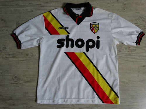 maillots rc lens exterieur 1994-1995 pas cher