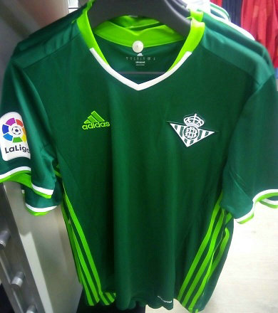 maillots real betis exterieur 2016-2017 rétro