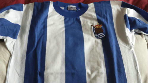 maillots real sociedad domicile 1973-1975 pas cher