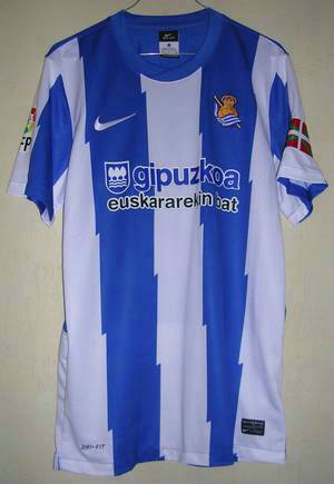 maillots real sociedad domicile 2011-2012 pas cher