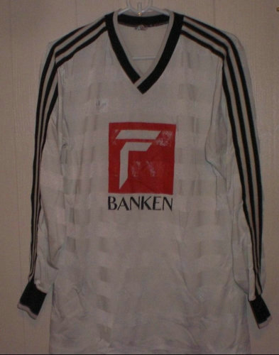 maillots rosenborg bk domicile 1985 rétro