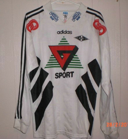 maillots rosenborg bk domicile 1995 rétro