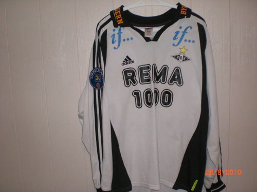 maillots rosenborg bk domicile 2001 rétro