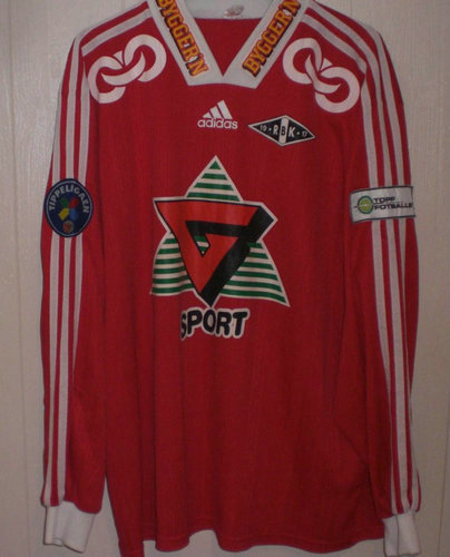 maillots rosenborg bk exterieur 1999 rétro