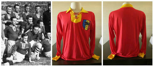 maillots roumanie réplique 1930 rétro