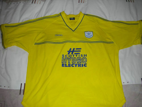 maillots saint johnstone exterieur 2001-2002 pas cher