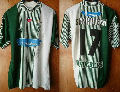 maillots santiago wanderers domicile 2002 rétro