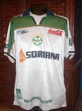 maillots santos laguna exterieur 2001 pas cher