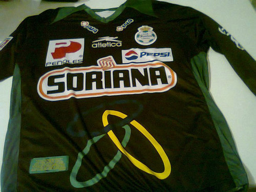 maillots santos laguna particulier 2009-2010 pas cher