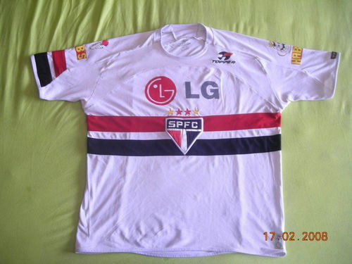 maillots são paulo fc domicile 2005 pas cher