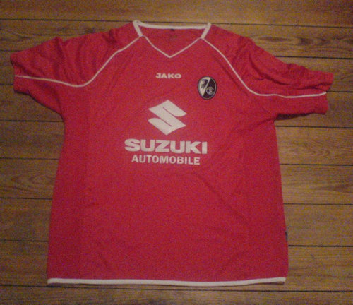 maillots sc fribourg domicile 2005-2006 rétro