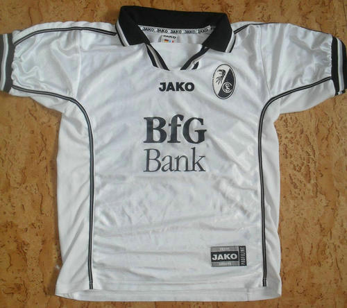 maillots sc fribourg exterieur 2000-2001 rétro