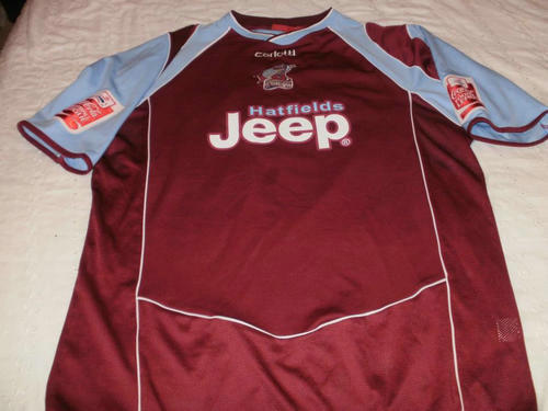 maillots scunthorpe united domicile 2006-2007 rétro