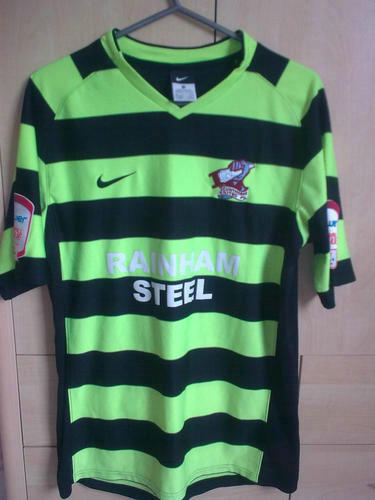 maillots scunthorpe united exterieur 2010-2011 rétro