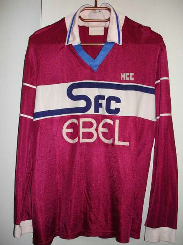 maillots servette fc domicile 1980-1983 rétro