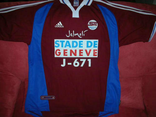 maillots servette fc domicile 2000-2001 rétro