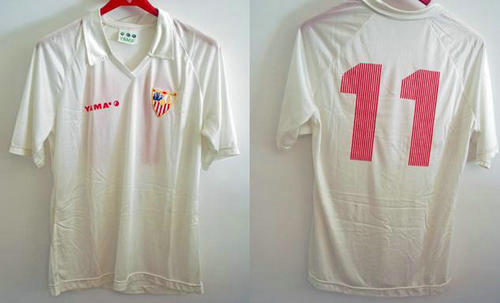 maillots séville fc domicile 1985-1986 rétro