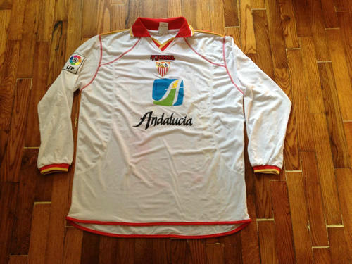 maillots séville fc domicile 2001-2002 rétro