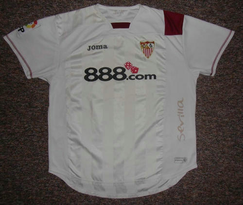 maillots séville fc domicile 2007-2008 rétro