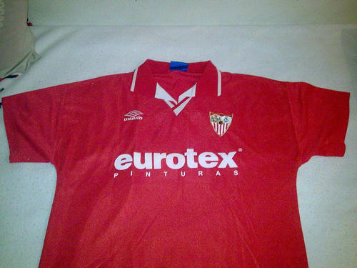 maillots séville fc exterieur 1997-1998 rétro